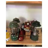 LOT Vintage Coleman Lanterns