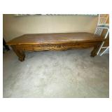 Vintage Wooden Coffee Table #1