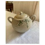 Vintage Moriage Pottery Trink Jar