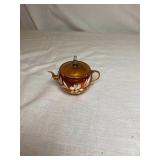Antique Christmas Ornament Glass Teapot