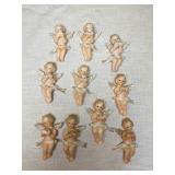 10 pc Lefton Mini Angel Cherubs