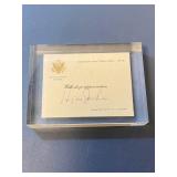 Henry M. Jackson Senator Political Paperweight