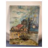 M. Kaub Creepy House Painting
