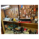 Contents of Garage Workbench Area