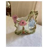 Bisque Porcelain French  Vase or Dish
