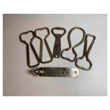 #35 (6) Vintage Beer Bottle Openers