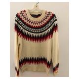 Vintage Ski Sweater - L