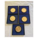 5pc Bicentennial Collectors Coins