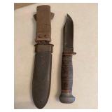 USN MK1 Combat Knife & Sheath