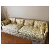 Vintage Yellow Floral Couch