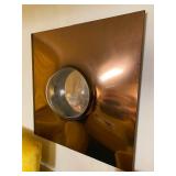 Vintage Contemporary Copper Plexiglass Art FRITTS