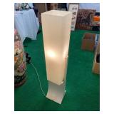 MCM White Lucite Floor Lamp