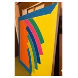 Large Abstract Modern Art Color Block Painting