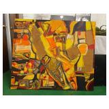 Abstract Expressionism Mixed Media Painting MC