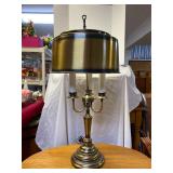 3-Bulb Brass Table Lamp
