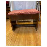 Padded Bench w/ Storage Drawer