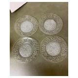 4 Princess House Fantasia Plates