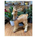 Straw Christmas Deer