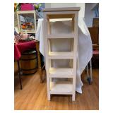 5-Tier Cream Wooden Shelf