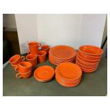 Orange Fiestaware Dishes