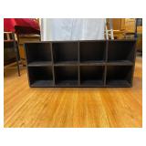 Black Hallway Cubby Shoe Bench