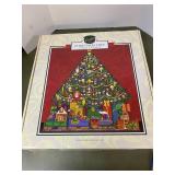 Wooden Christmas Tree Advent Calendar