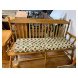 Oak Spindle Country Farmhouse Bench