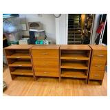 4pc Craft Room Storage Cabinets