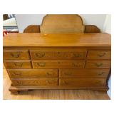 Solid Wood Dresser w/ Folding Mirror