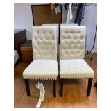 7pc Modern Glass Top Dining Room Set