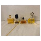 4 Vintage Mini Designer Perfumes
