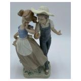 Lladro Girl & Boy Figurine