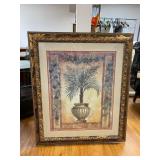 Traditional Potted Palm Framed Print