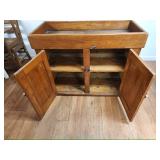 Rustic Antique 2-Door Dry Sink