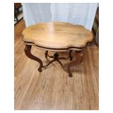 Victorian Turtle Top Antique Table