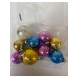 20:1 Vintage Glass Christmas Bulbs Shiny Brite