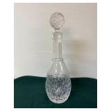 Royal Etched Glass Decanter