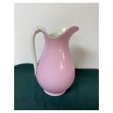 Pink Ironstone China Pitcher