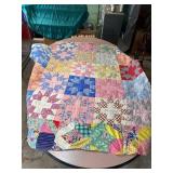 Quilt 5 - Star Pattern Friends/Family Signed Quilt