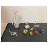 LOT Mini Glass Figurines