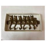 Brass Kitty Cat Key Holder