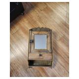 Primitive Wooden Medicine Cabinet