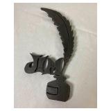 Heavy Iron Cut JIM Metal Wall Hanging