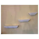3 Floating Wall Shelves
