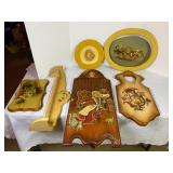 Hand Painted Decor LOT