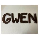 Wooden Letters - GWEN