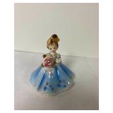 Josef Originals April Birthstone Girl Figurine