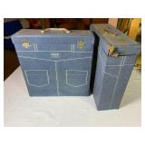 2 Vintage 33 Record LP Carry Cases