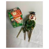 Vintage Christmas Snowman Wind Chime