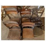 5 Vintage Kids Desk Chairs